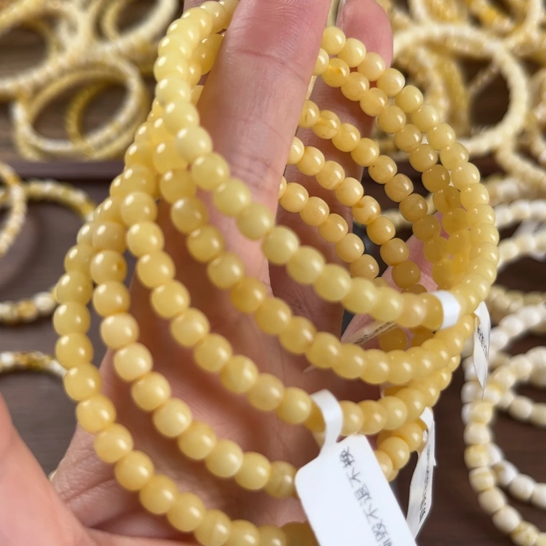 琥珀裸石未镶嵌蜜蜡