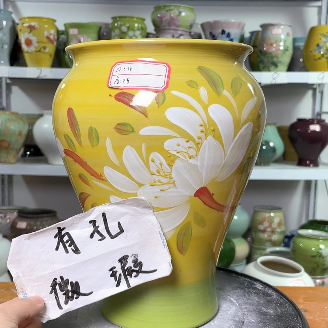 景德镇陶瓷花盆花器暇256