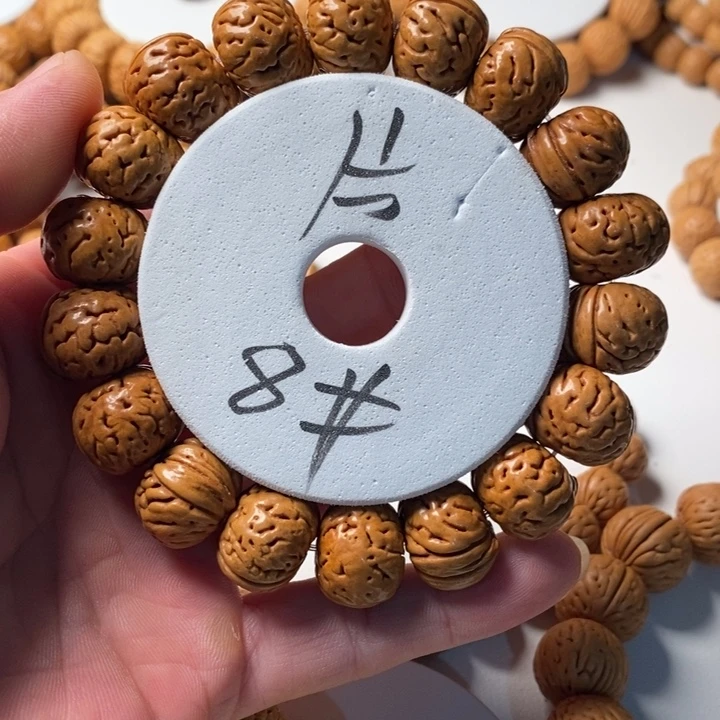 影***桃核吊坠精品桃核纽扣手串