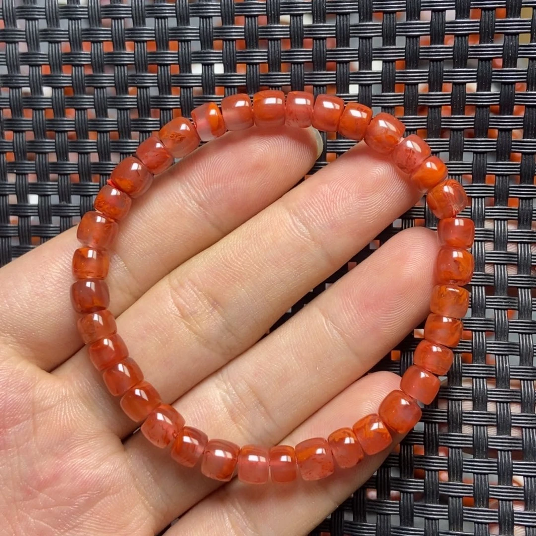 南红玛瑙未镶嵌手串6mm