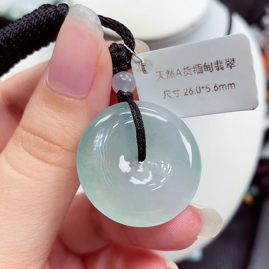 翡翠未镶嵌颈饰翡翠10，26/5.6