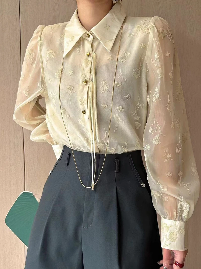 2025款春夏女生气质衬衫 XX0AC92401772