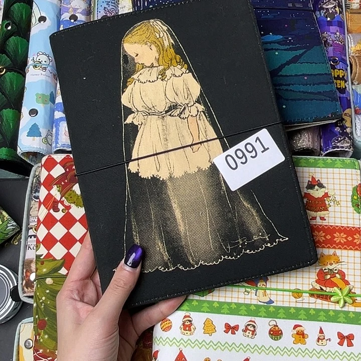 织绣A5活页不带纸0991