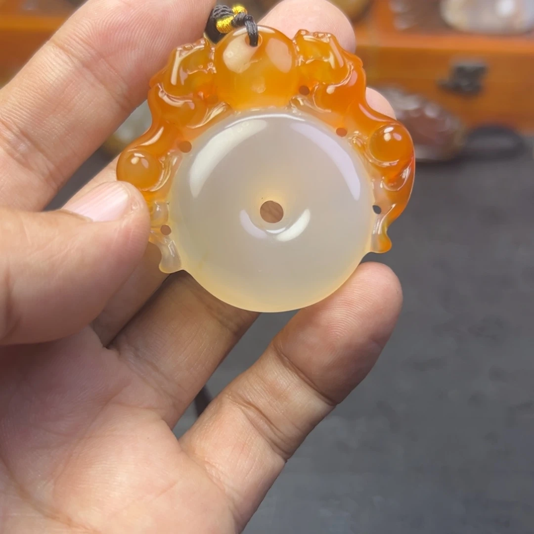 强***i未镶嵌手把玛瑙/玉髓