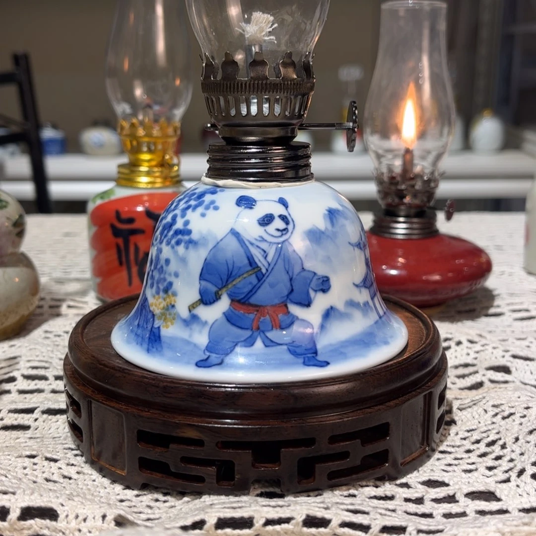 摆件景德镇陶瓷香薰灯