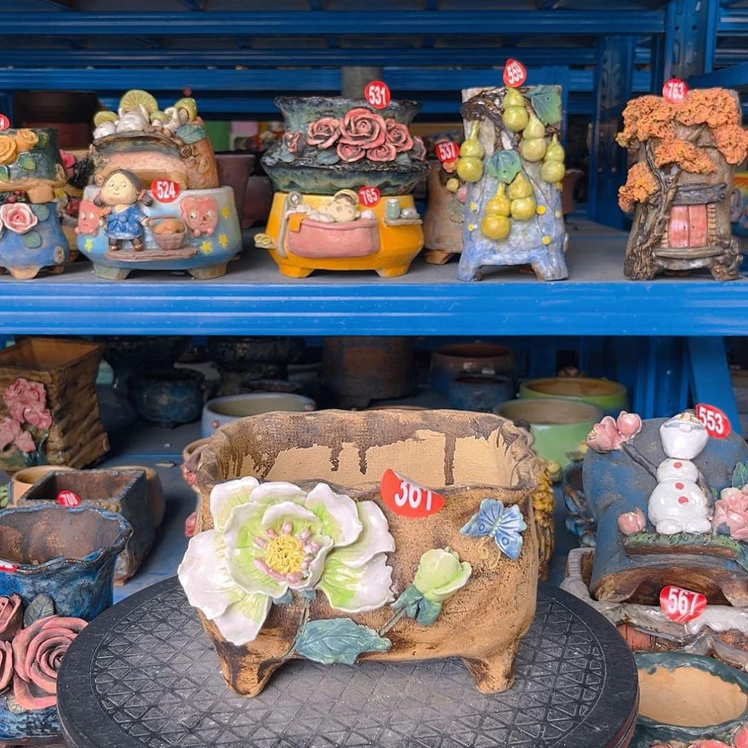 361 号陶然花器手工花盆