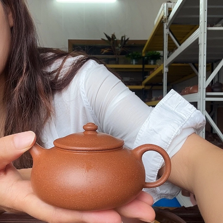 紫砂茶壶段泥寒江150cc