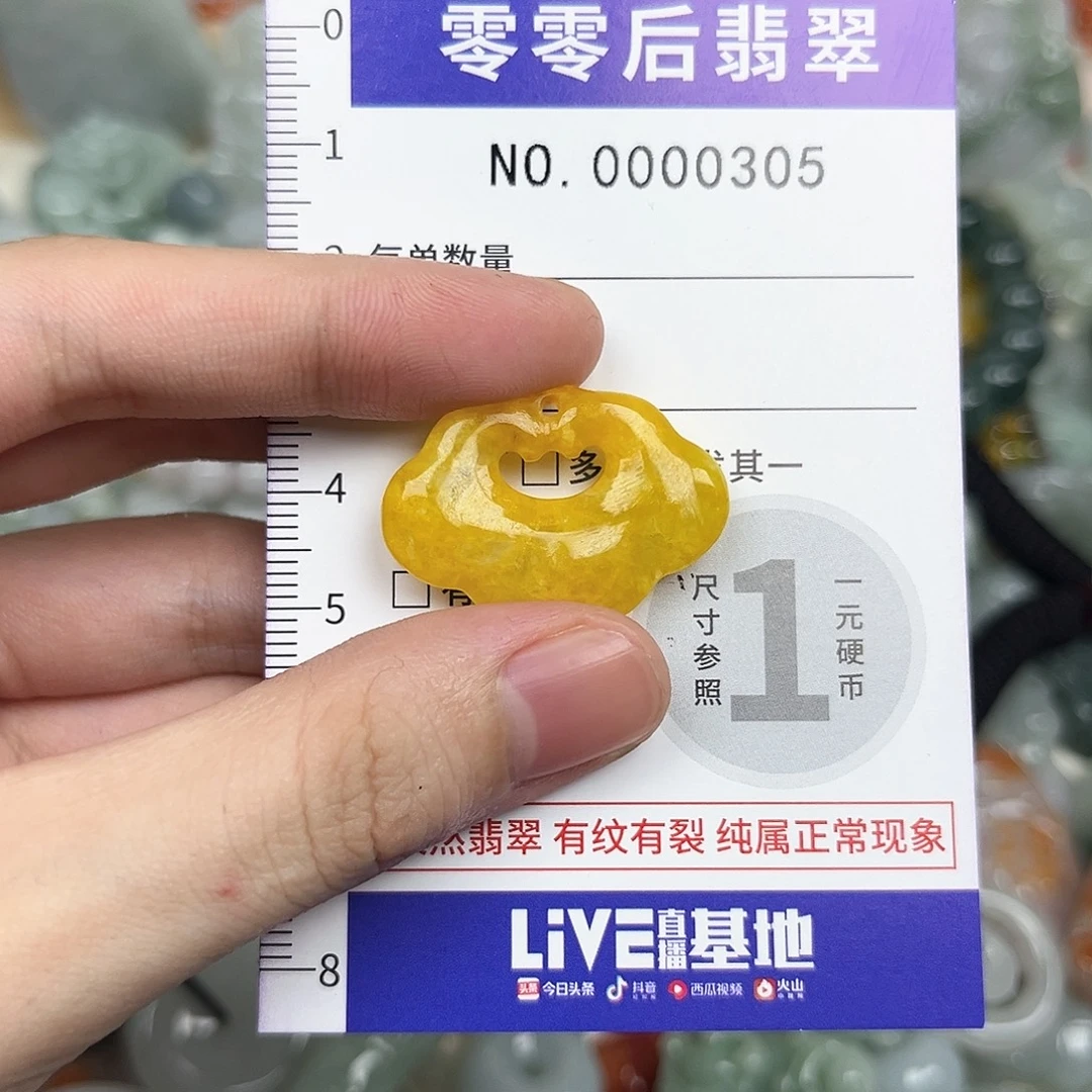 翡翠未镶嵌颈饰305