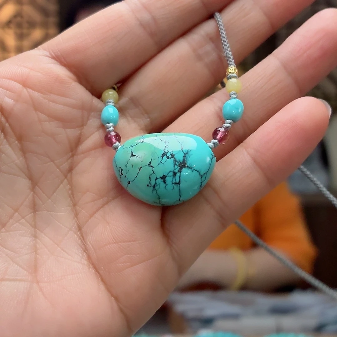 未镶嵌绿松石珠宝奇石