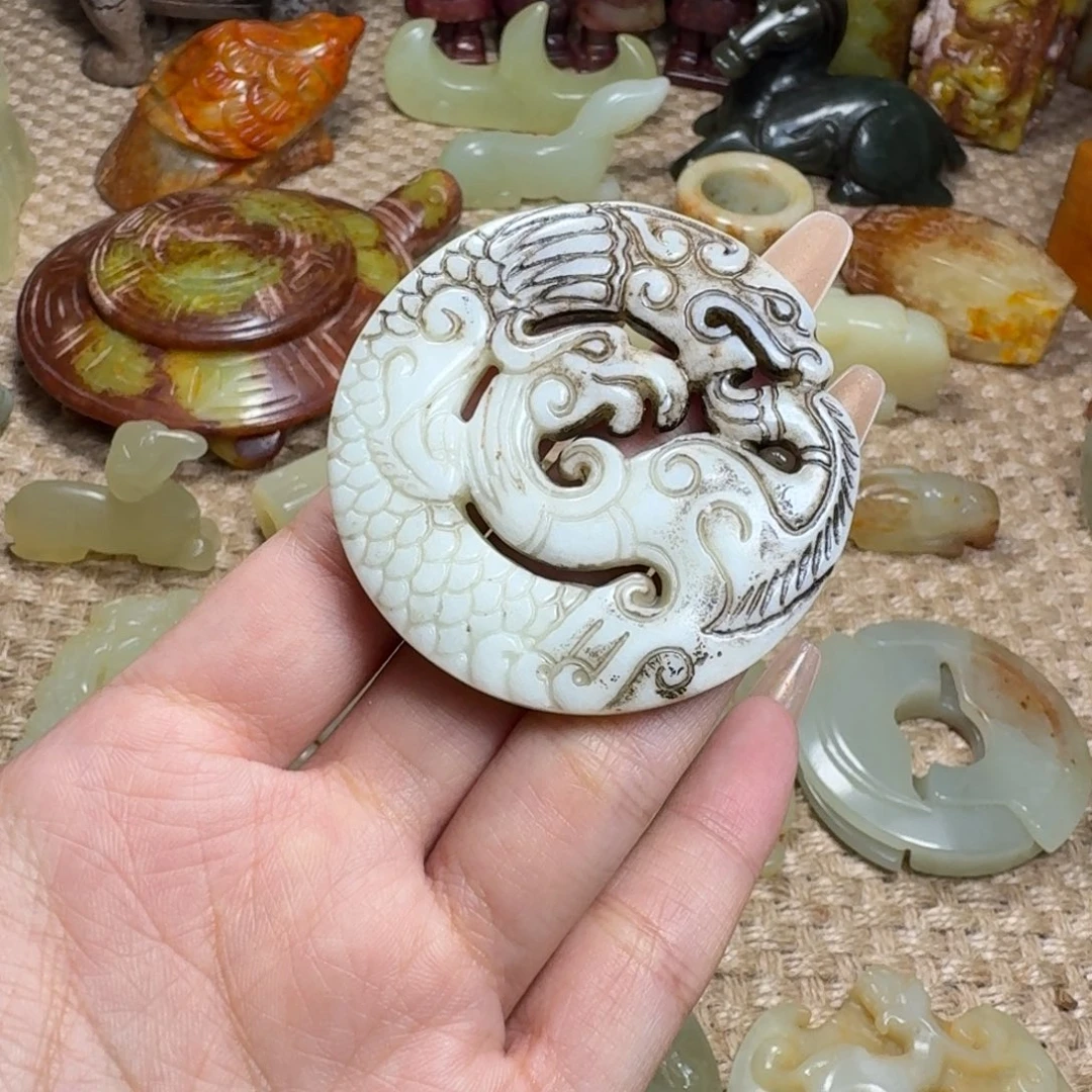 吊坠白玉菩提挂件