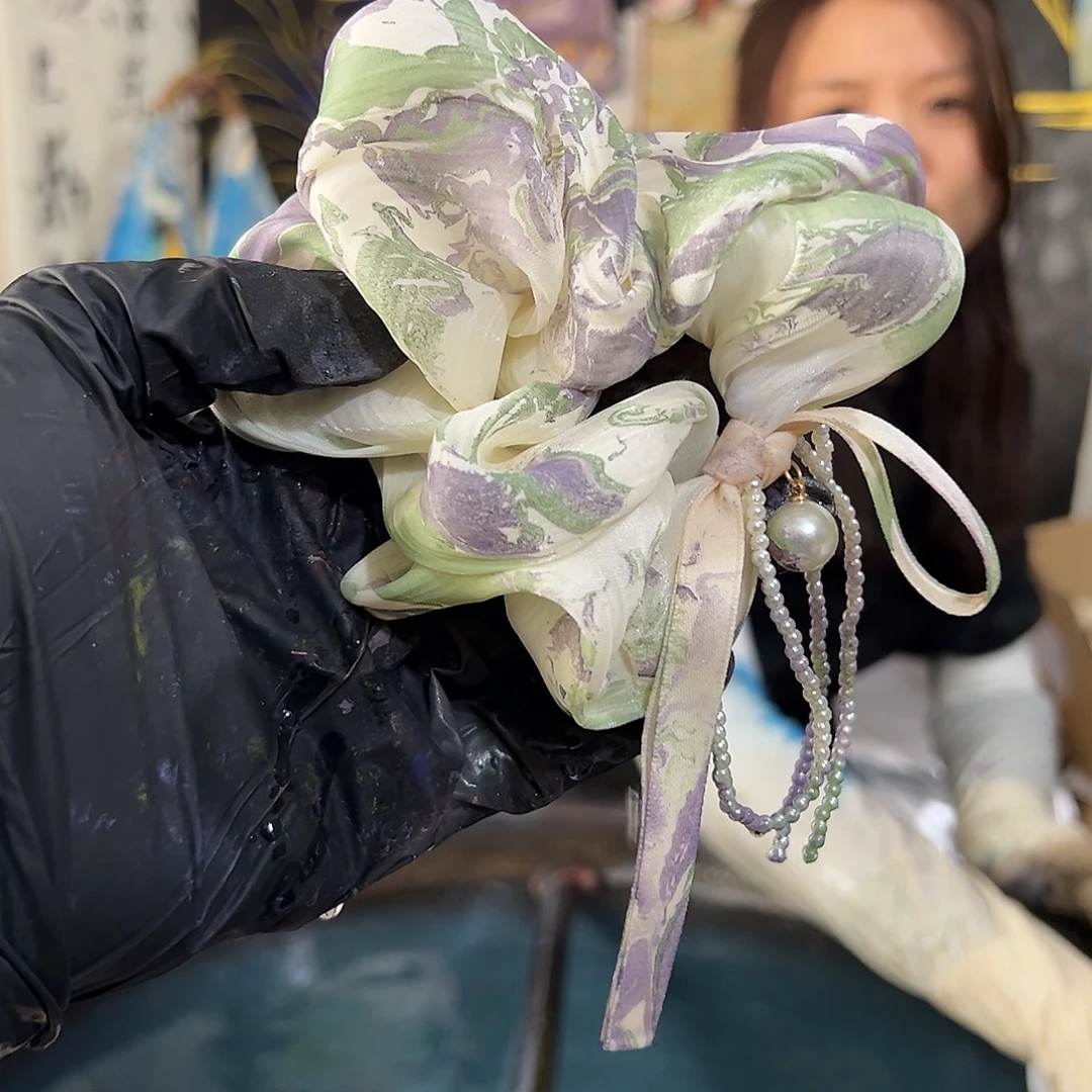 547泡芙发圈鸢尾花