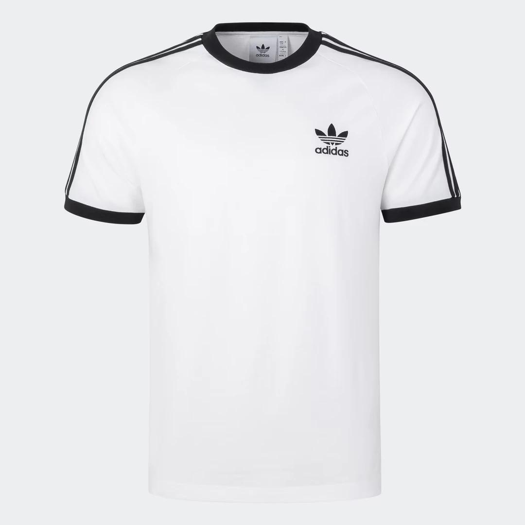 adidas/阿迪达斯男子纯棉运动修身短袖圆领T恤KB2460