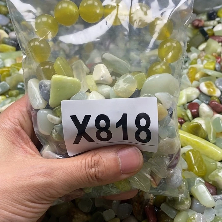 蛇纹石玉未镶嵌鱼缸石