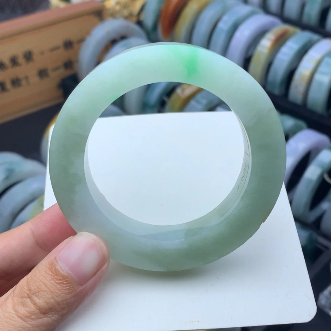 未镶嵌定制手镯定制翡翠定制50-55