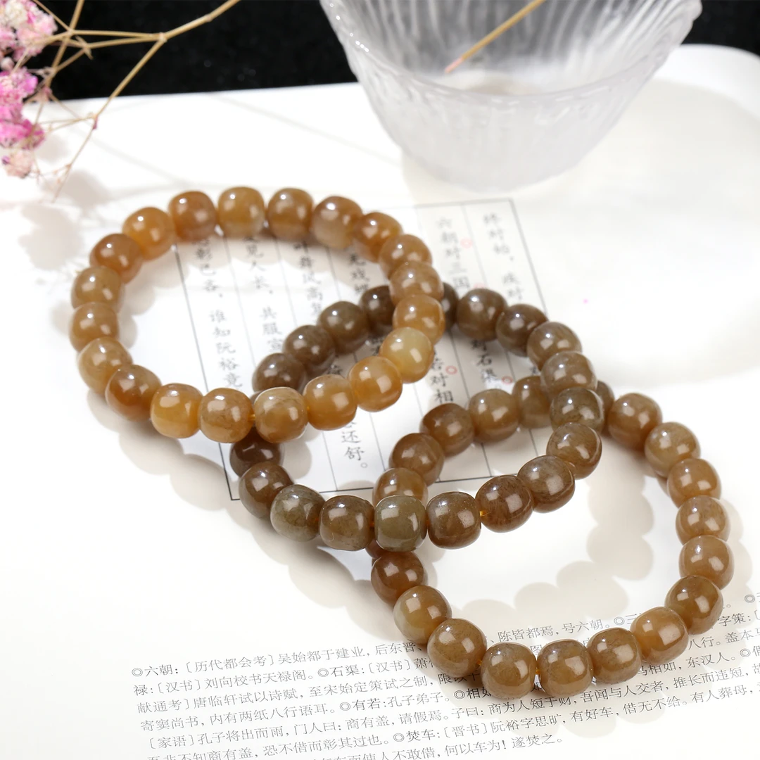 【麦子家族秋季特惠】天然和田玉手串9-10百搭多样性发1 SC718