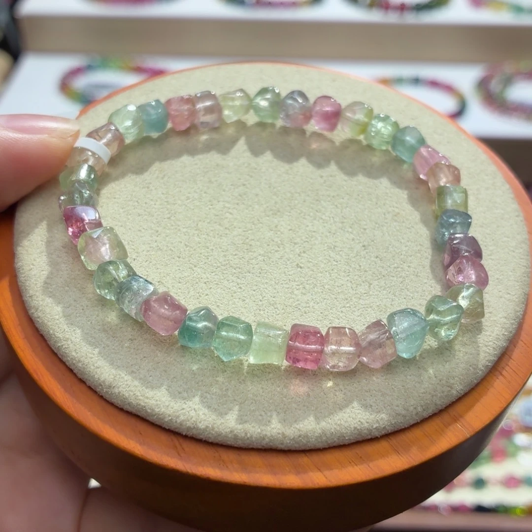 手串碧玺未镶嵌两天看货期