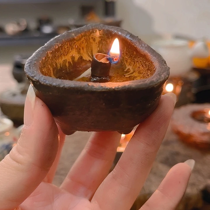 陶瓷艺术小福泥陶艺茶几风