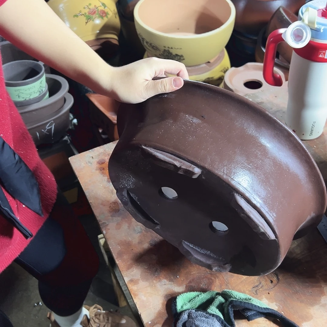 38腰圆盆景花盆花盆花盆