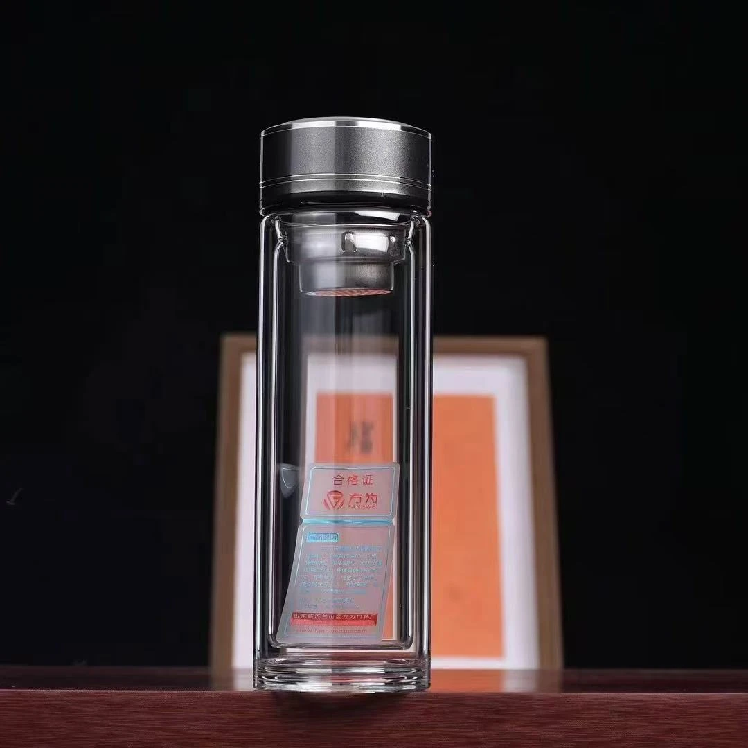 【加厚玻璃杯】加厚大容量车载带盖高端简约