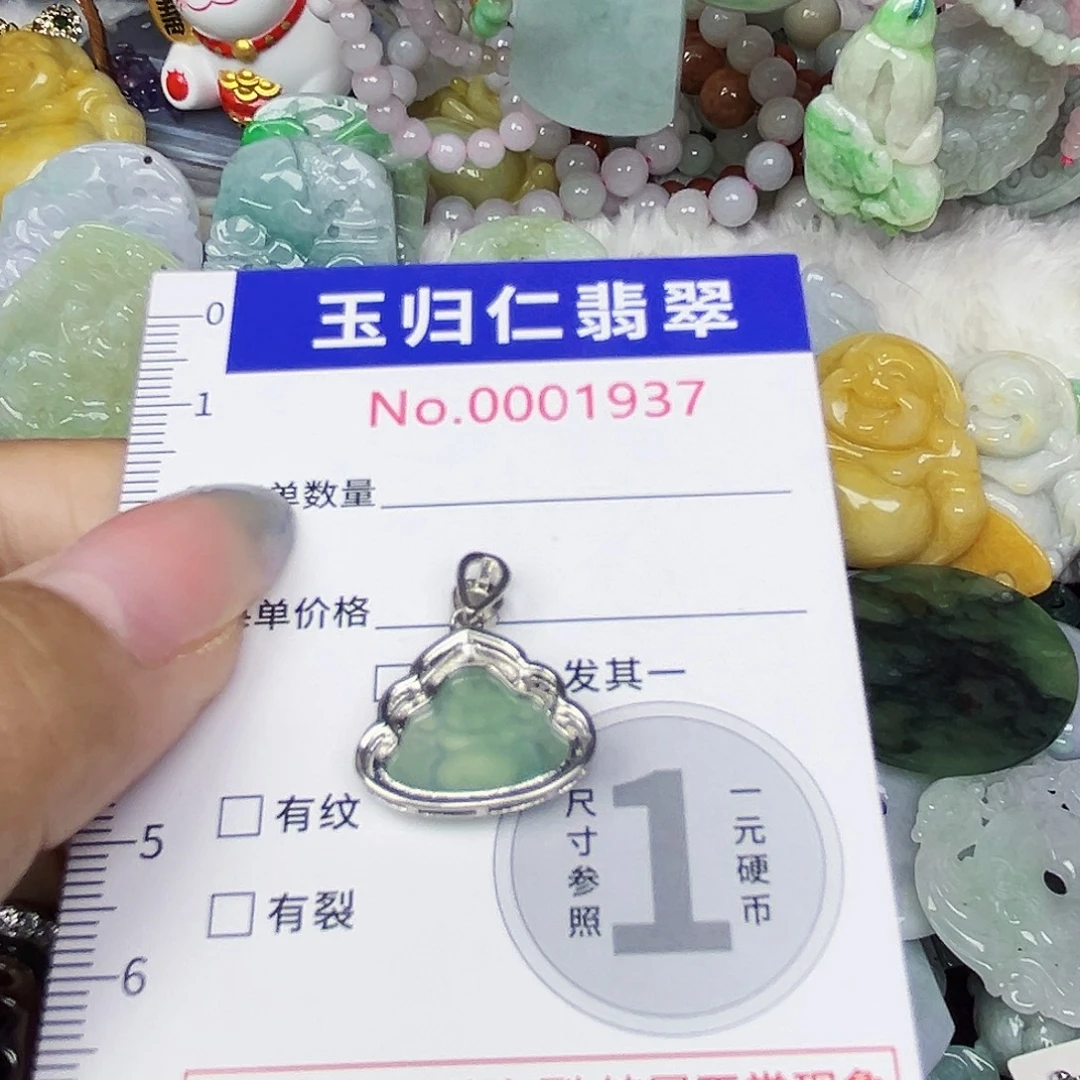 翡翠未镶嵌吊坠(不含链)11