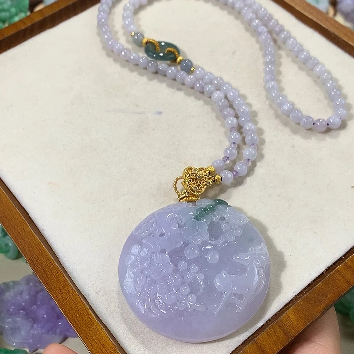翡翠未镶嵌颈饰翡翠吊坠