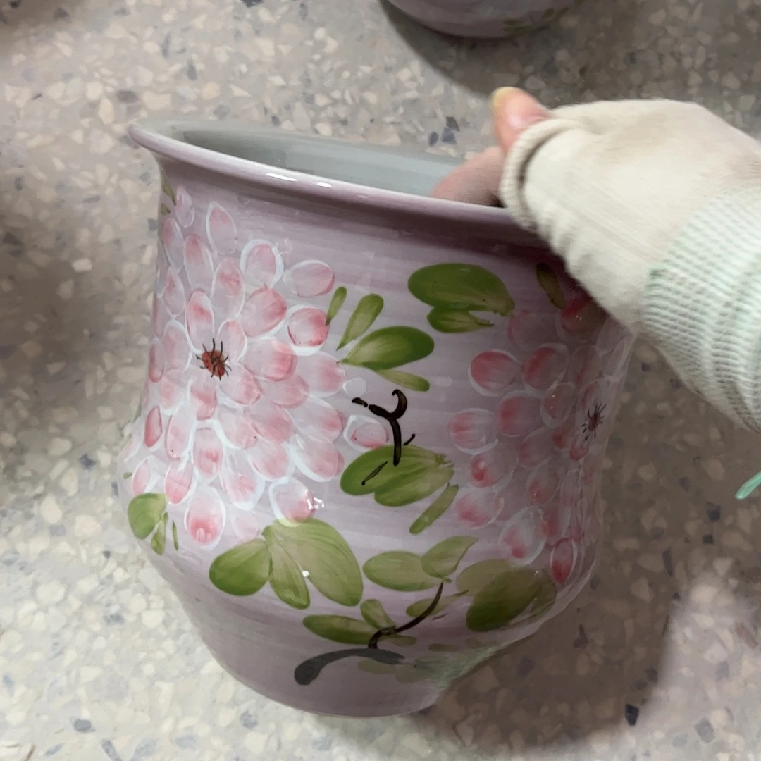 叮***念景德镇陶瓷花盆花盆大瑕疵