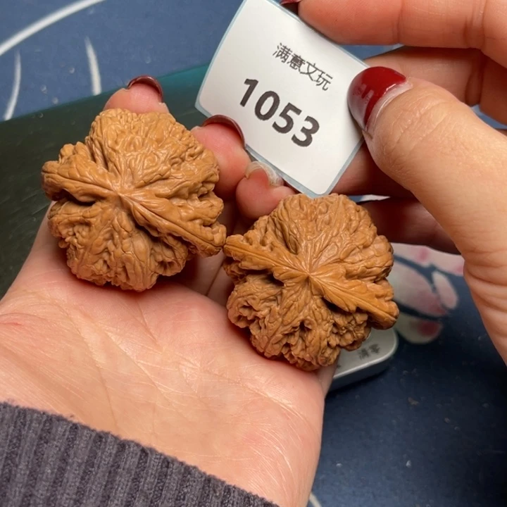 文玩核桃把件粗筋43.1053