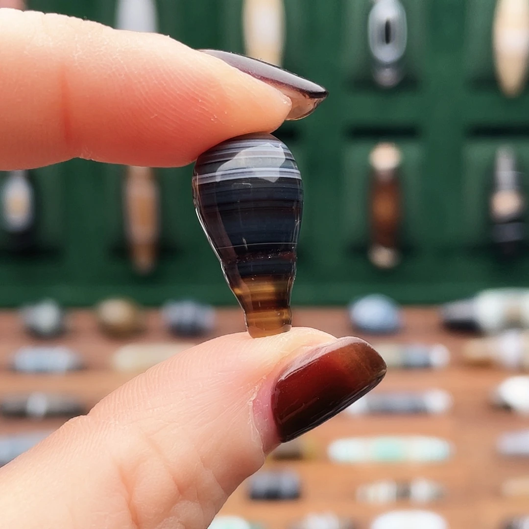 玛瑙/玉髓合金珠宝半成品