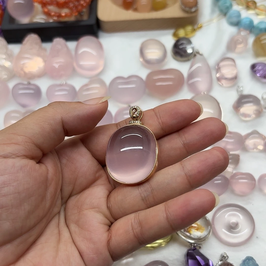 未镶嵌珠宝半成品水晶Y*