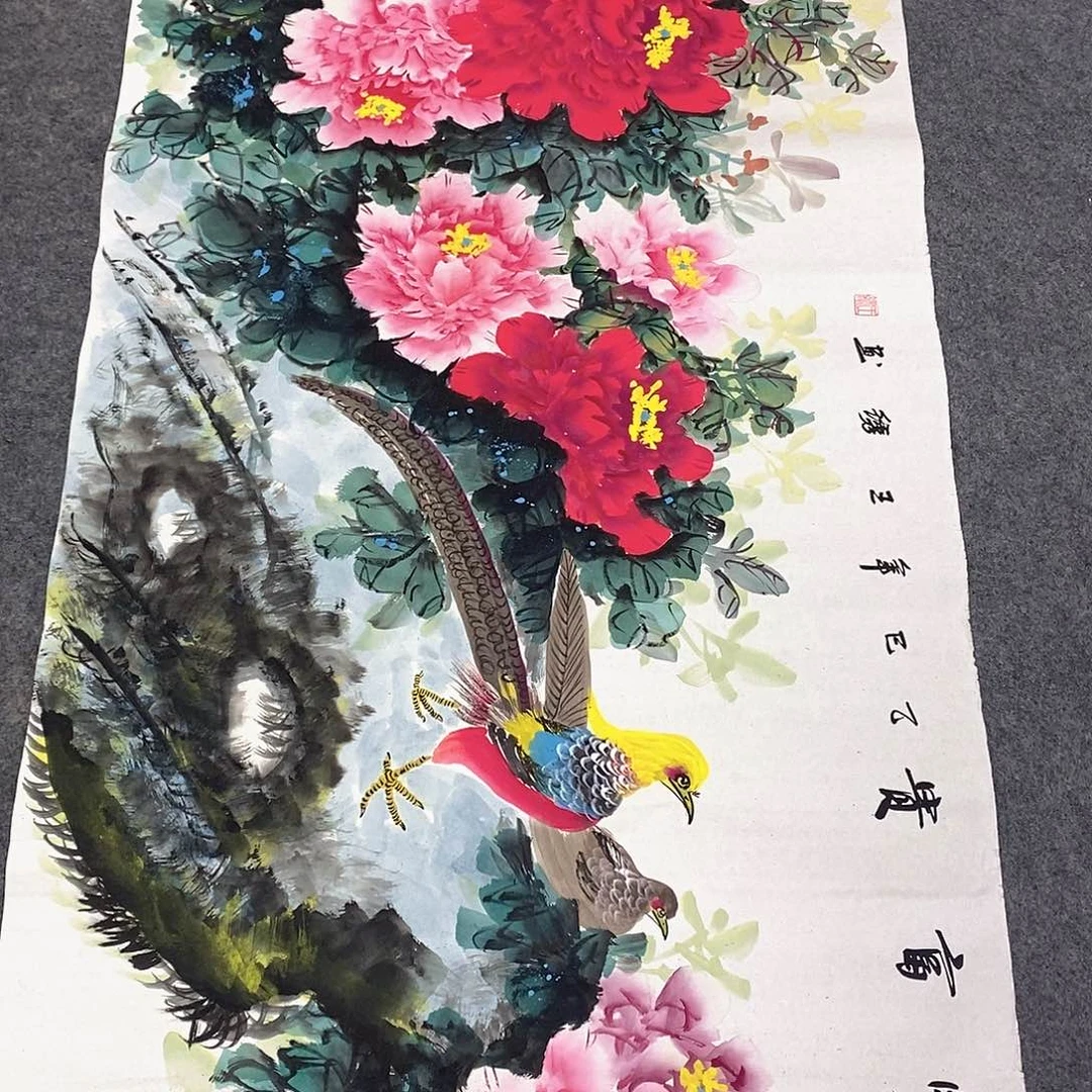 国画国画手绘作品