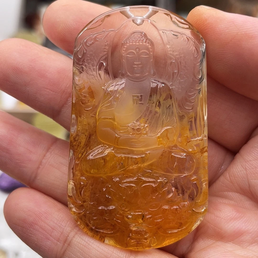 未镶嵌颈饰水晶定制