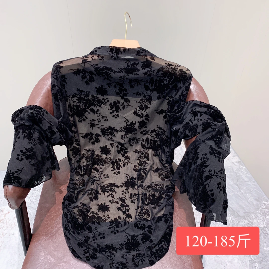 大码半高领植绒打底衫加肥加大码显瘦遮肉百搭