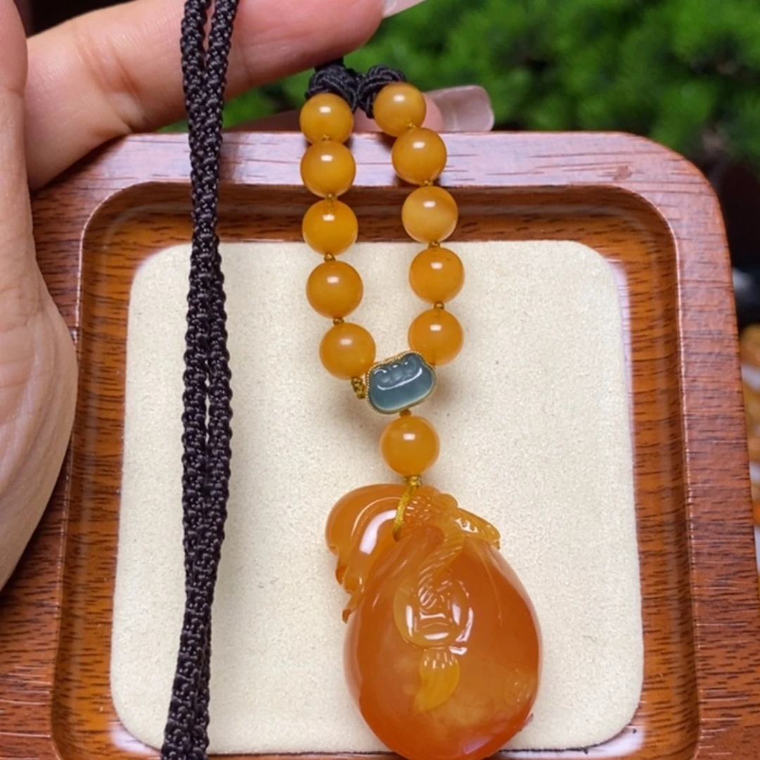 【闪购商品】蜜蜡颈饰未镶嵌项链