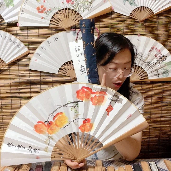 绢布/宣纸/竹事事如意十寸