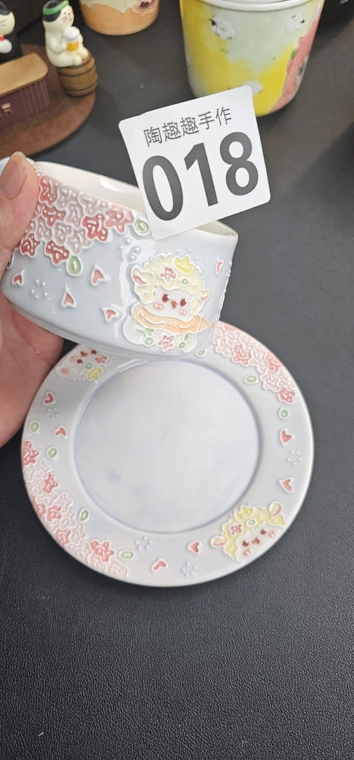 018手工手绘高温釉下彩