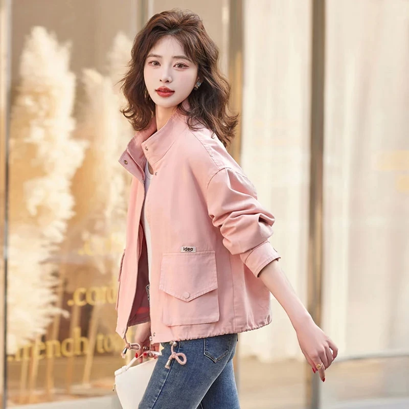 外套女春秋装2025新款韩版宽松显瘦高级秋季外套女款爆款2025新款
