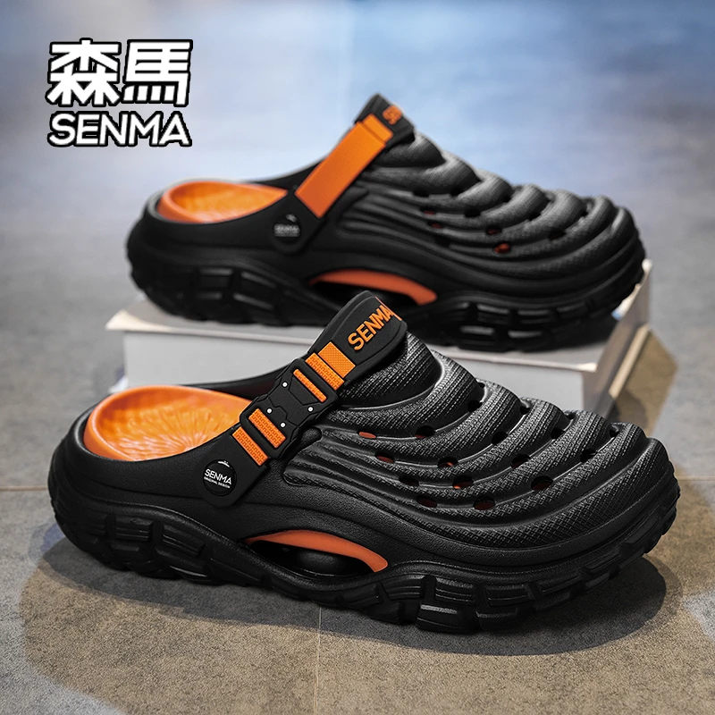 SENMA/森马2026夏季新款外穿防滑踩屎感涉水鞋男厚底耐磨运动凉鞋商品图