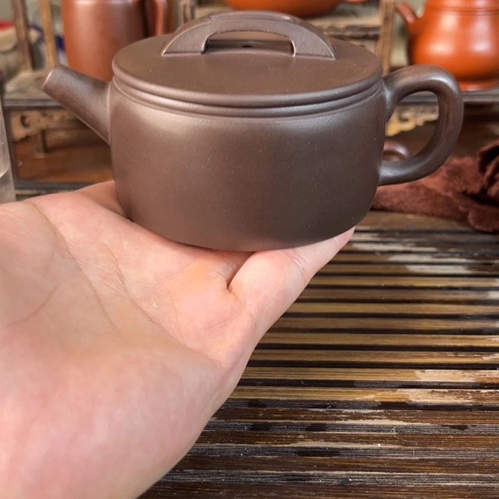 茶壶紫砂我原矿紫砂手工制作