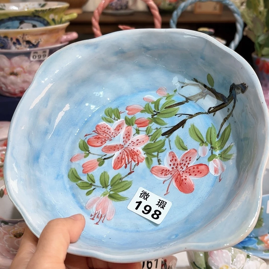 景德镇手绘高温釉下彩陶瓷茶具