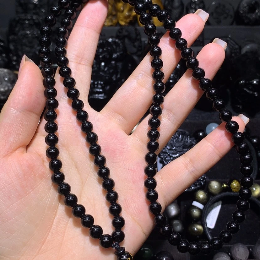 【闪购商品】未镶嵌黑曜岩珠宝奇石宸**麻