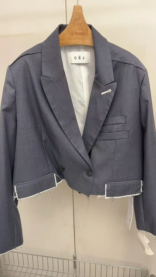 HTT小众设计感短外套DTWJA0288