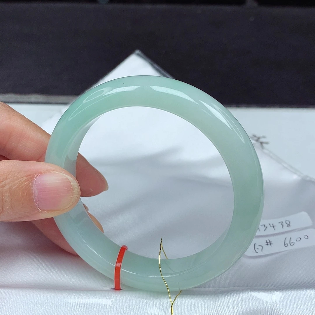 未镶嵌手镯翡翠57圈3438