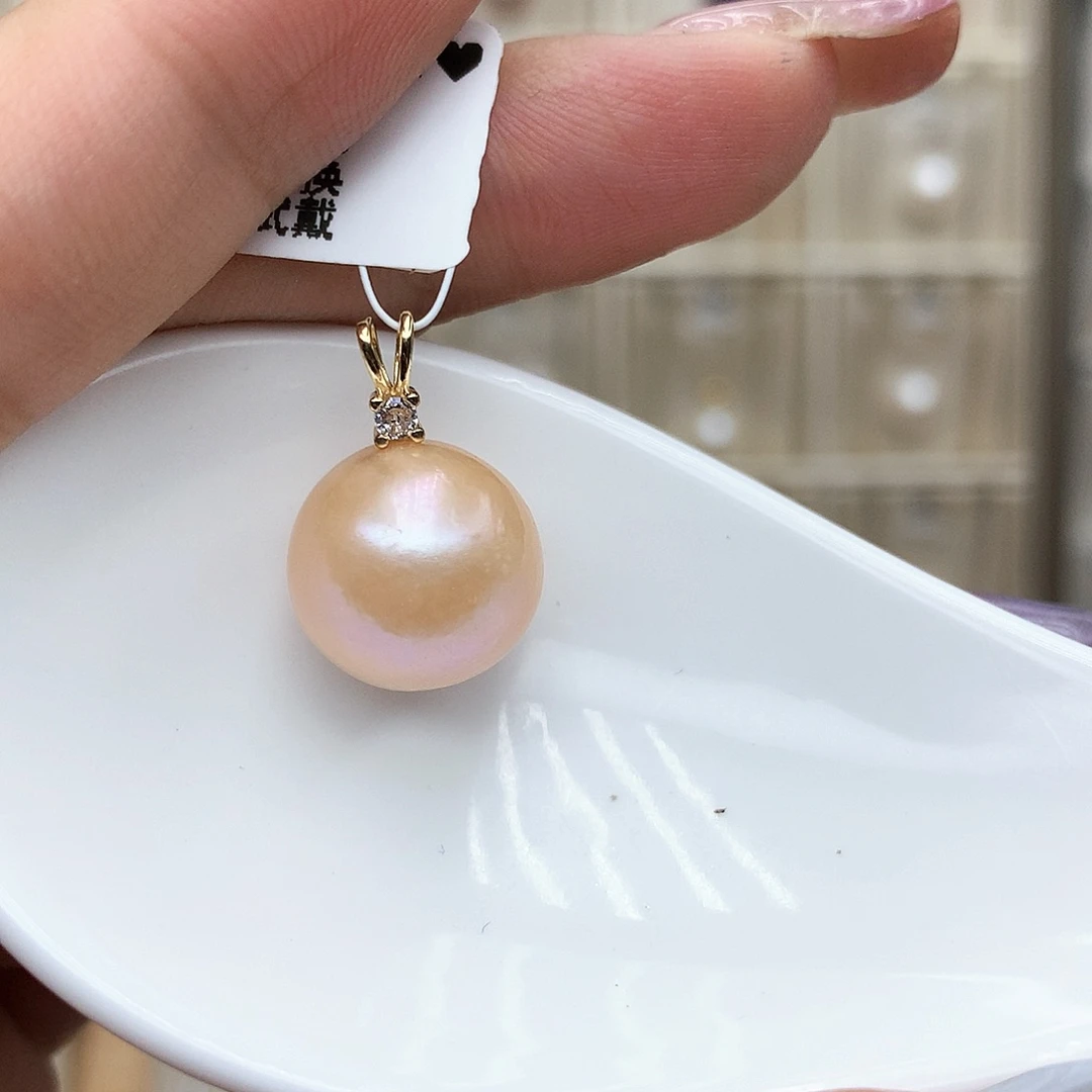 淡水珍珠合金吊坠(赠链)