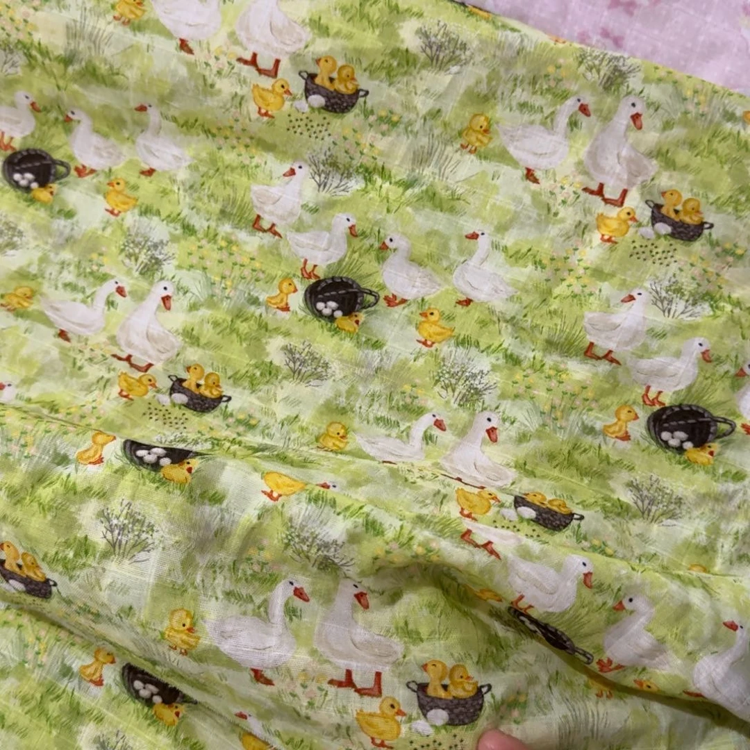棉超舒服纯棉格纹双层纱1米价x1.67米宽E