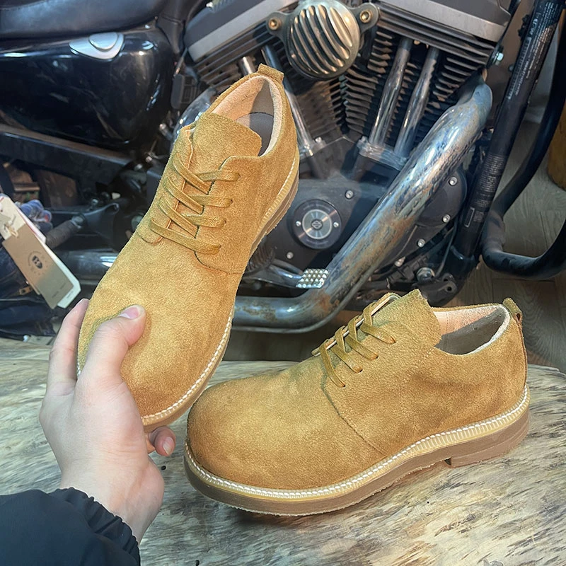 断码 固特异工艺工作鞋休闲鞋工装靴真皮牛皮男鞋时尚百搭