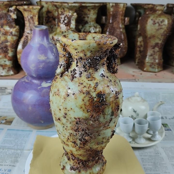 瓷片自选釉色官窑生锈瓷