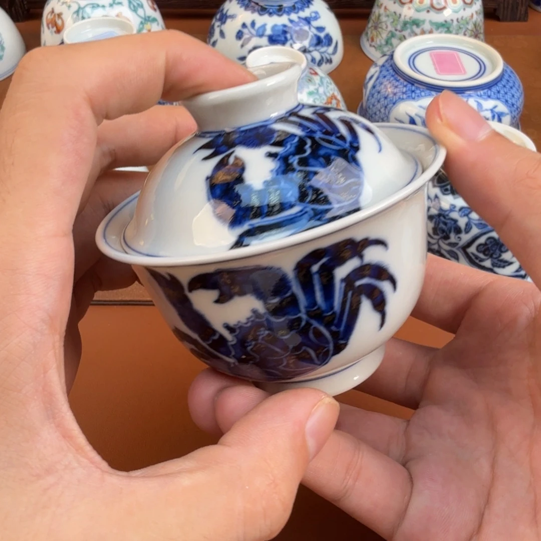 摆件景德镇瓷器手工手绘