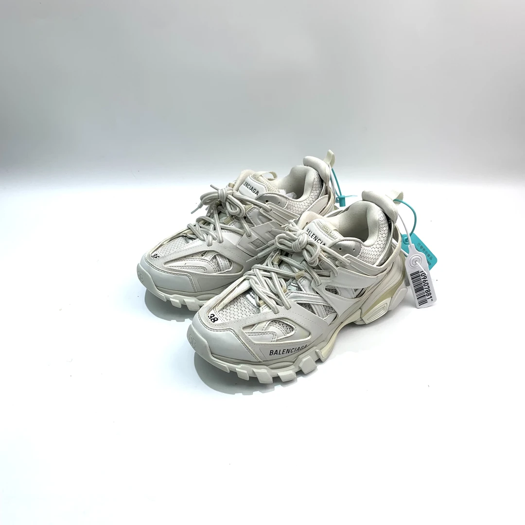 99新 Balenciaga/巴黎世家 38码 白色Track1.0老爹鞋bl0548