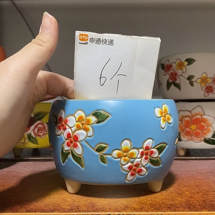 外13内11.5高10左右，纯手工制作，一单包邮