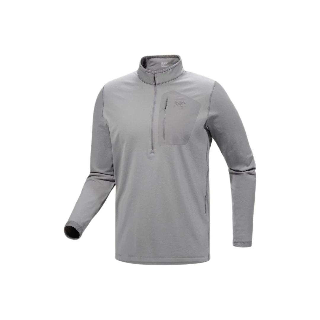 ARC'TERYX/始祖鸟Rho SV Zip Neck-刺绣标立领半拉链长袖卫衣55